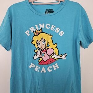 Nintendo Princess Peach Kids T-Shirt - Blue